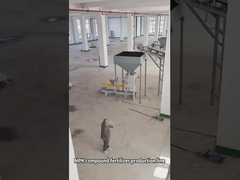 Dây chuyền sản xuất phân bón phức hợp dạng hạt hai trục 4TPH đang được lắp đặt