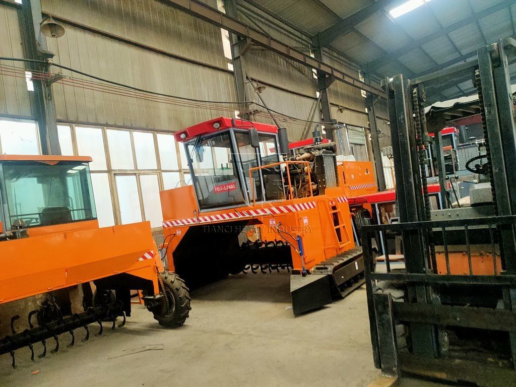 Loại phân bón, phân bón máy quay tốc độ làm việc 6-10m/min