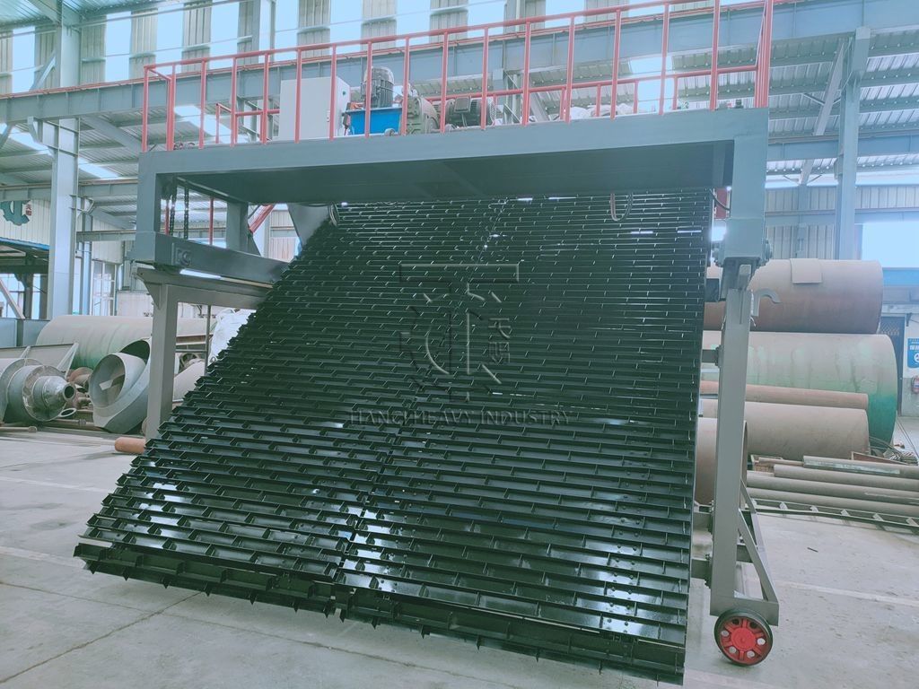 90m / H loại mảng dây chuyền phân bón Turner phân bón hữu cơ Máy lên men chất thải