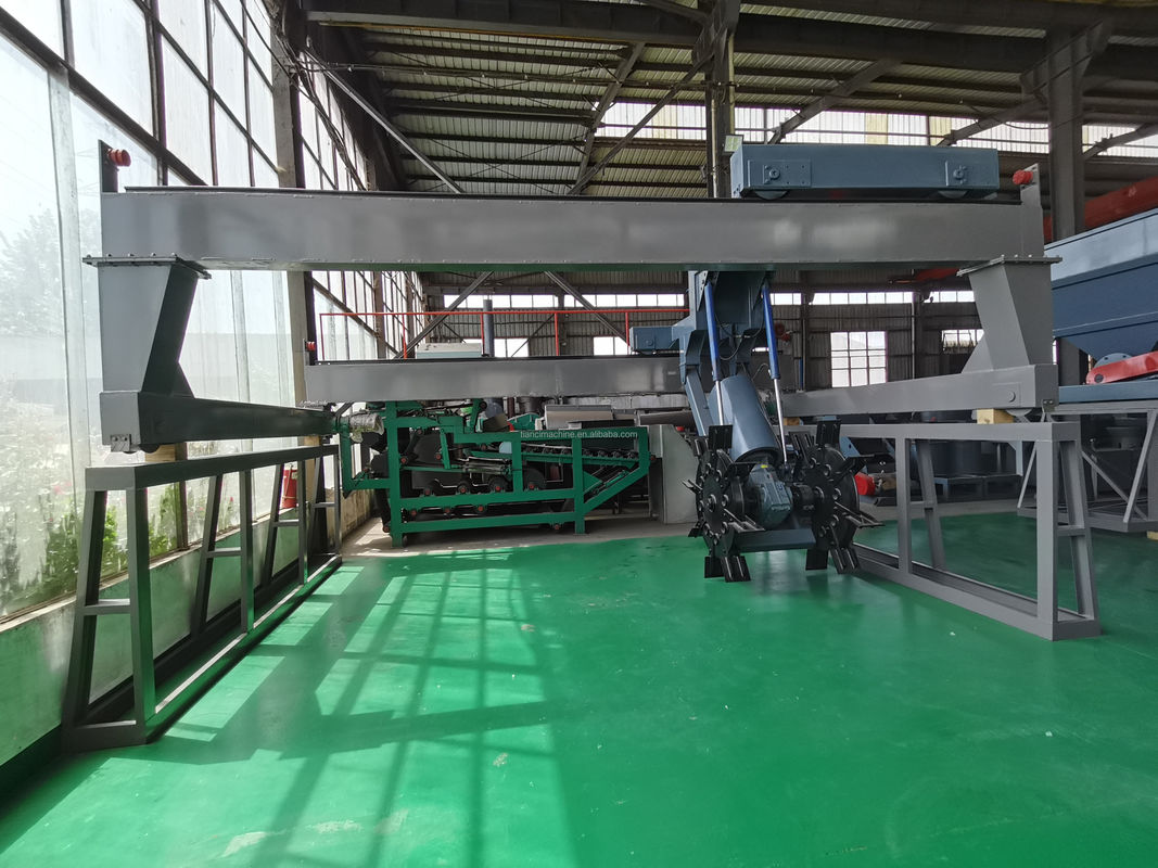 Loại bánh xe phân bón Turner Fermentation Máy phân bón để phân bón chất thải hữu cơ