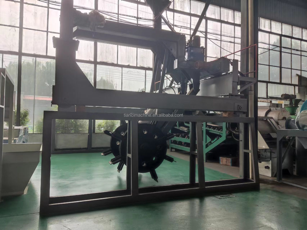 Loại bánh xe phân bón Turner phân bón hữu cơ Máy phân bón lên men Với hoạt động đơn giản
