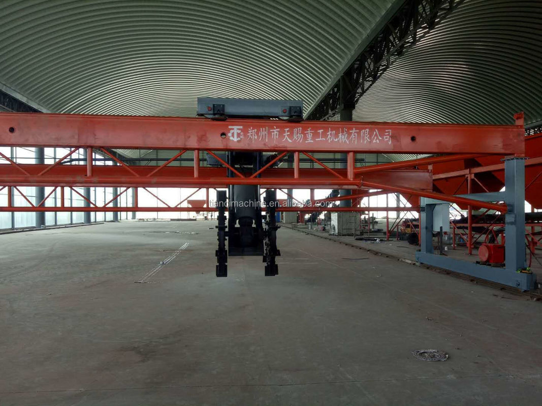 Loại bánh xe phân bón Turner phân bón hữu cơ Máy phân bón lên men Với hoạt động đơn giản
