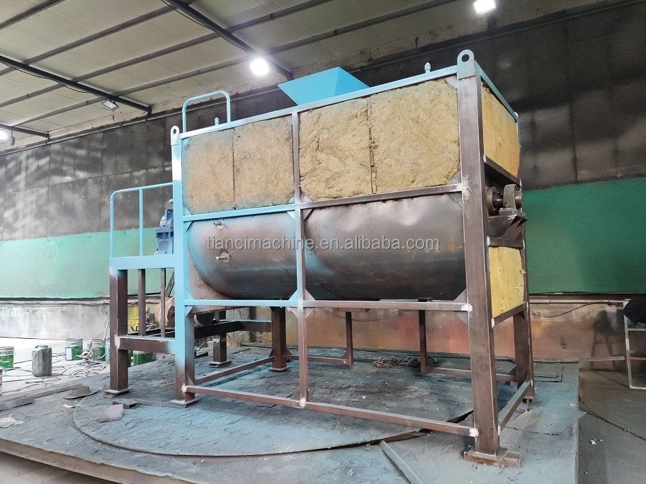 Chất thải hữu cơ bồn lên men khí quyển nhiệt độ cao Máy phân bón hữu cơ 4-6 giờ