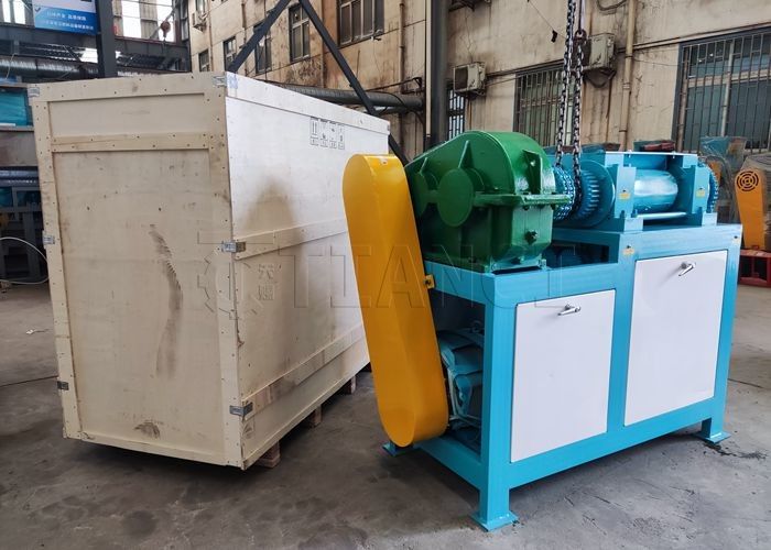 Khô bột phân bón Granulator Double Roller Press Granulation Thiết bị NPK Máy làm phân bón