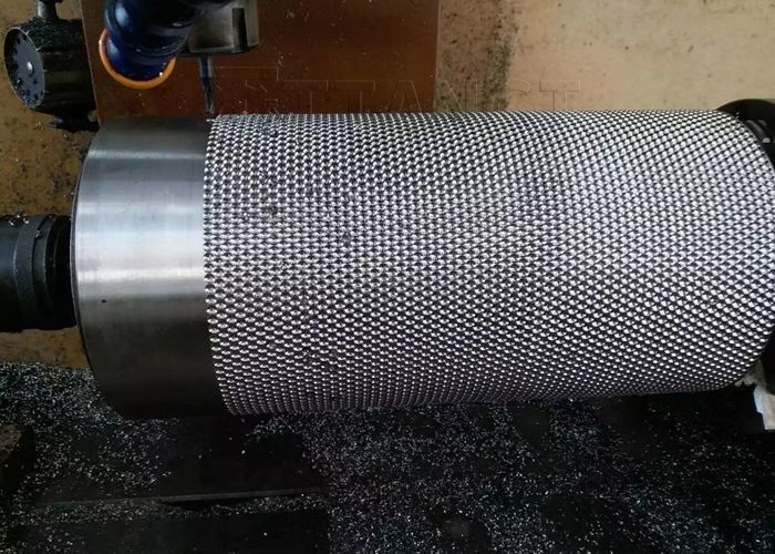 Máy tạo hạt phân bón công suất 2t / H cho máy ép con lăn bột khô hóa học