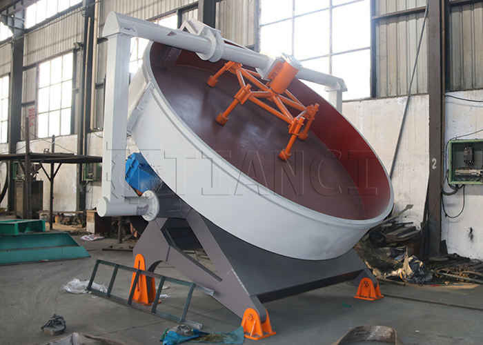Khối phân bón Granulator Disc Granulator Máy để chế biến phân bón hạt bóng.