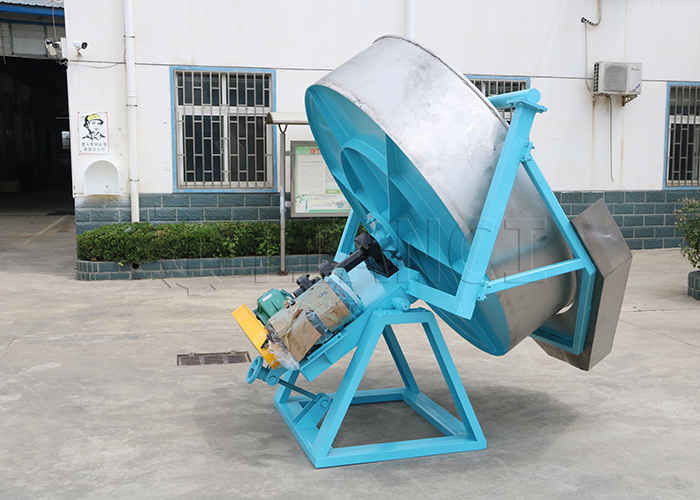 1-6T / h NPK phân bón máy hạt đĩa phân bón Granulator với tỷ lệ phân bón 95%