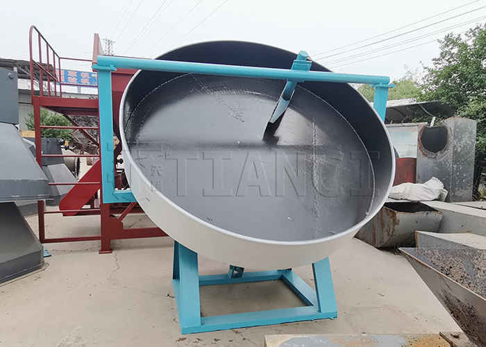 Loại đĩa Nitơ Phốt pho Kali hợp chất phân bón máy hạt 1-6T / H