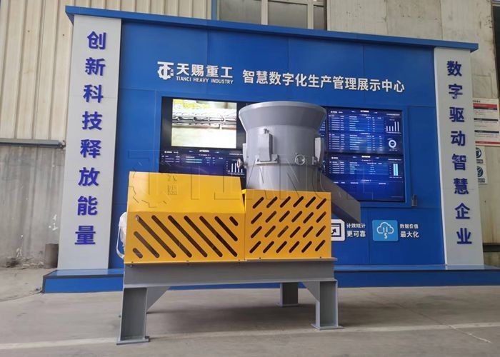 Dây chuyền sản xuất hạt hình bầu dục, dây chuyền tạo hạt bằng máy ép khuôn phẳng cho sản xuất quy mô lớn