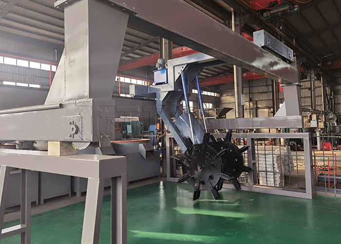 150-400m3/H Output Flipping Span lớn Máy xoắn phân bón Loại bánh xe