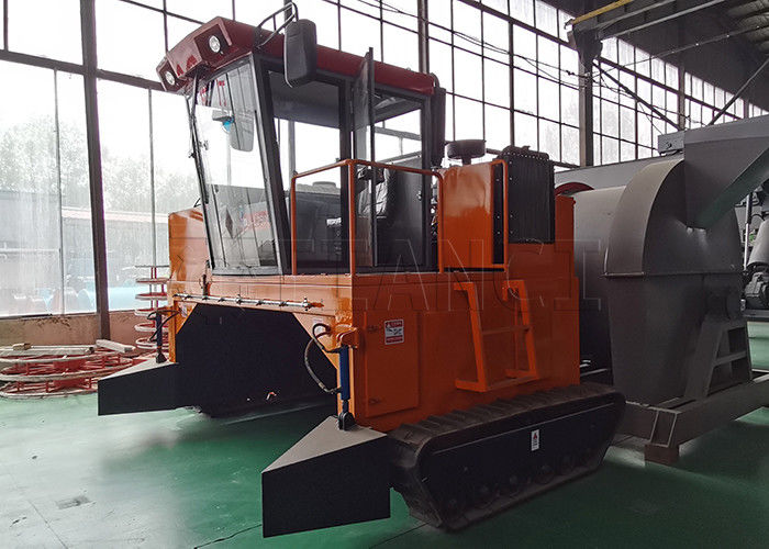 Máy biến phân bón diesel loại compost 500-1800m3/h Capacity Organic Manure Fermentation Processor