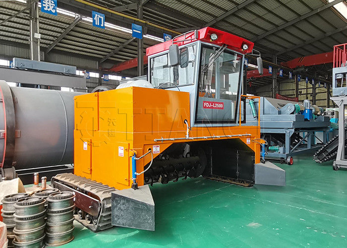 Thiết bị lên men chất thải hữu cơ dòng TC loại Crawler Máy biến compost