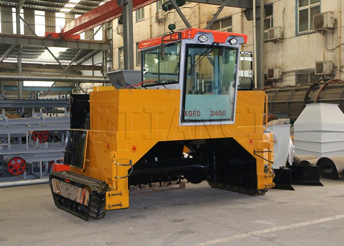 Máy biến phân bón diesel loại compost 500-1800m3/h Capacity Organic Manure Fermentation Processor