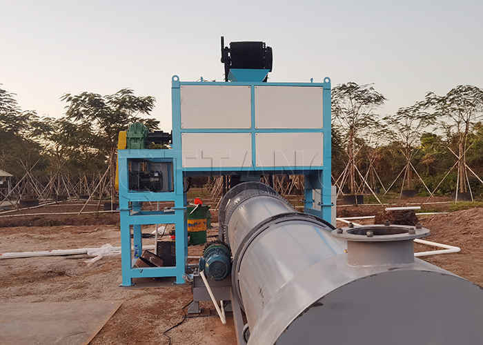 Thiết bị lên men phân động vật Thùng lên men phân bón cho chất thải hữu cơ với đầu tư thấp
