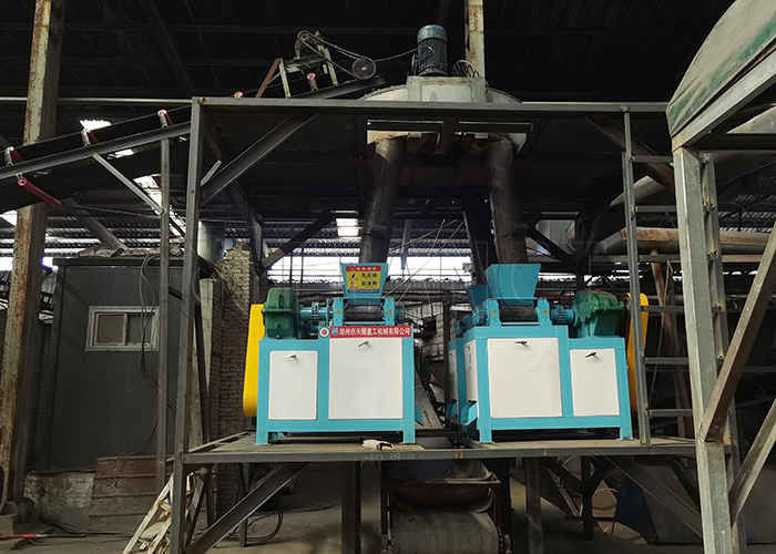 Máy Granulator Roll Double Chicken Waste Organic Fertilizer Production Line Npk Granulator Máy nén hạt