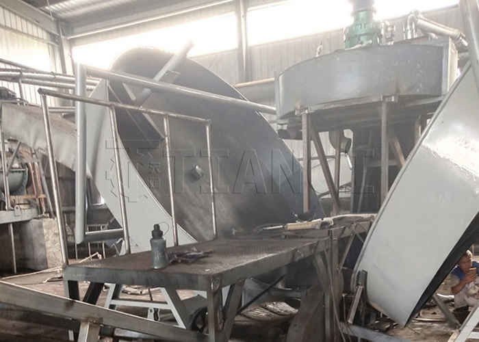1-20T/H phân động vật phân bón hữu cơ Granulation Line Disc Granulator For Organic Waste
