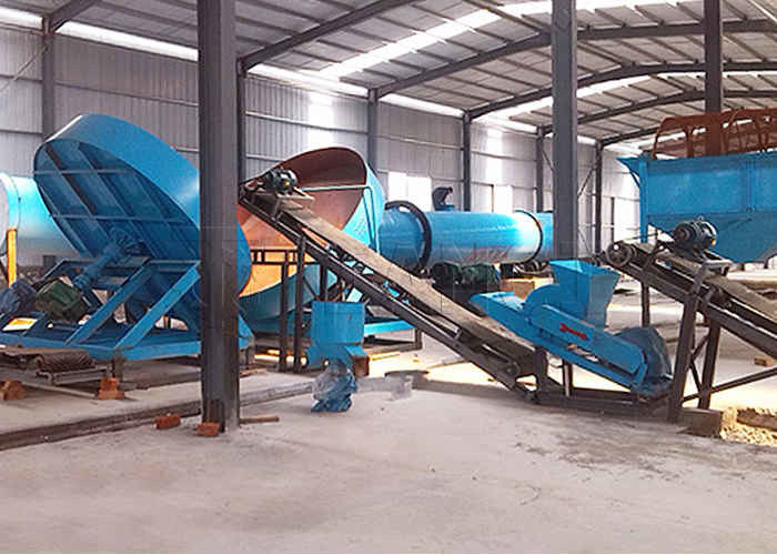 1-20T/H phân động vật phân bón hữu cơ Granulation Line Disc Granulator For Organic Waste
