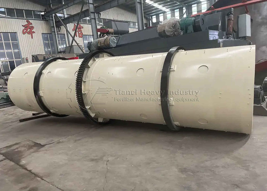 1-20T / h Capacity Organic Fertilizer Production Line Rotary Drum Granulator cho phân động vật