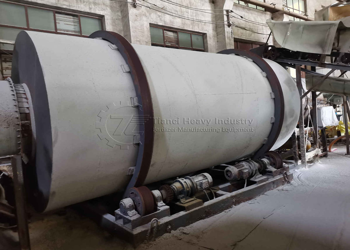 Đường dây sản xuất Granulator trống Máy chế tạo phân bón loại quả bóng hợp chất hữu cơ