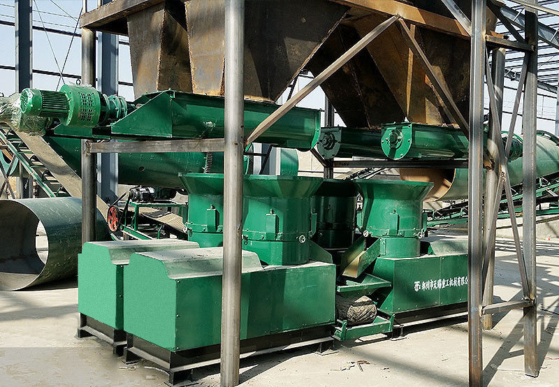 Đường dây sản xuất Granulator Bentonite DAP Dung bón làm máy Đường dây sản xuất Granulator chết phẳng