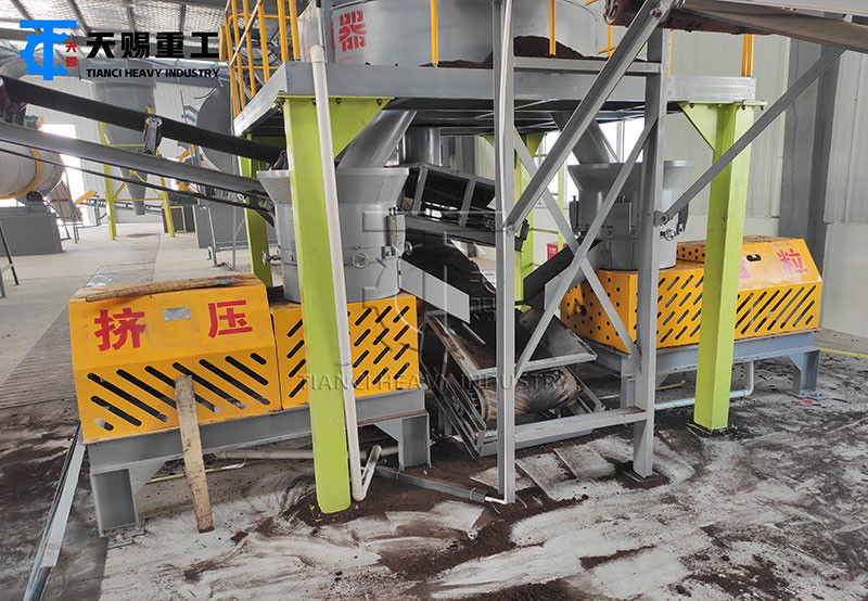 Máy làm hạt phân bón bò phân bón phân bón hữu cơ Granulator Flat Die Production Line