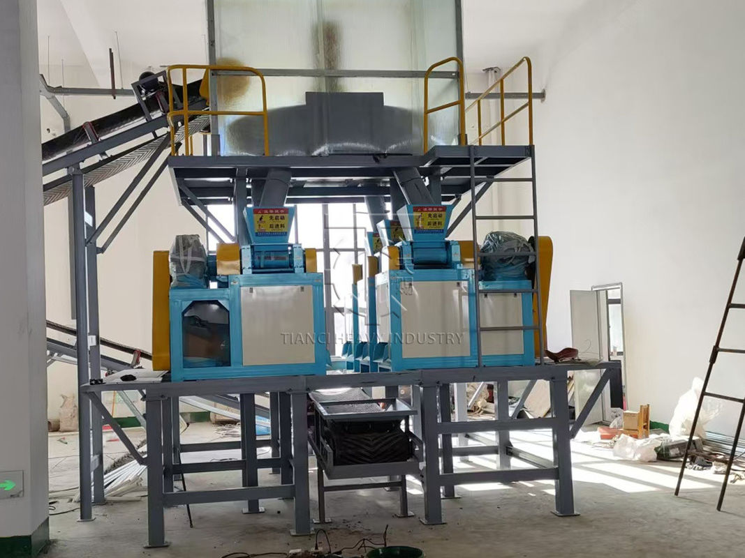 Máy Granulator Roll Double Chicken Waste Organic Fertilizer Production Line Npk Granulator Máy nén hạt