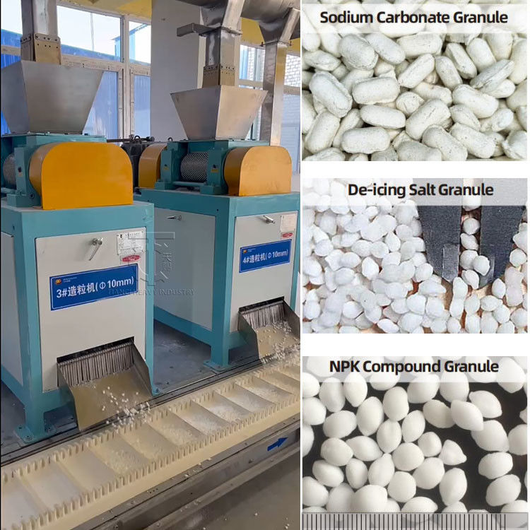 Dry Roll Press Granulator Machine For MOP Fertilizer Máy granulating không khô