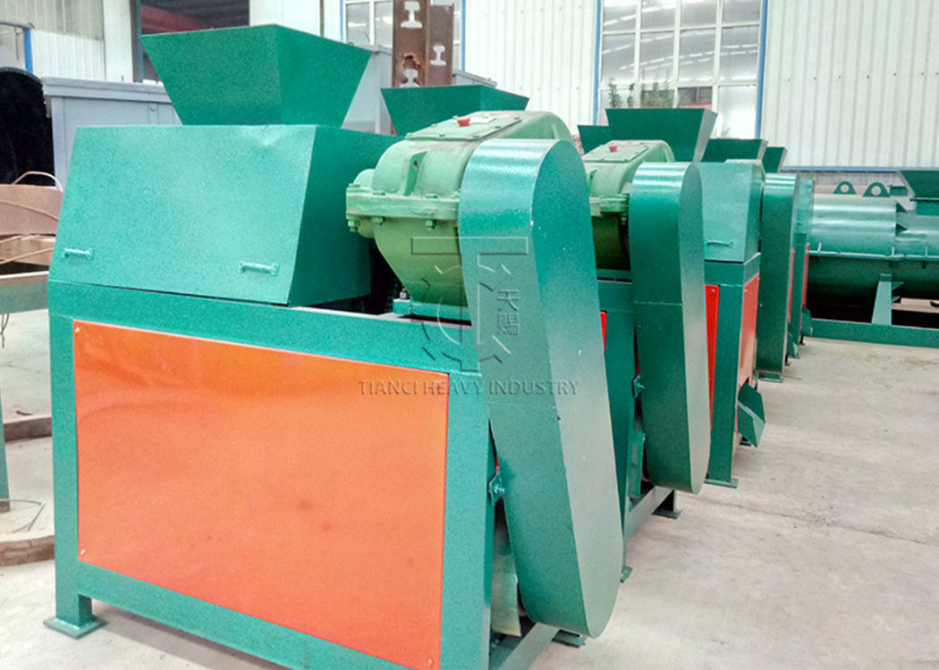 Muriate Of Potash phân bón Double Roller Extrusion Granulator MOP phân bón Granule Granulating Machine