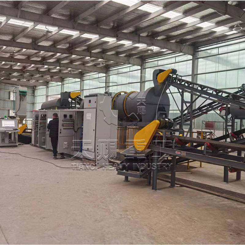Đường dây sản xuất phân bón NPK bằng cách xát hạt bằng máy nén cuộn