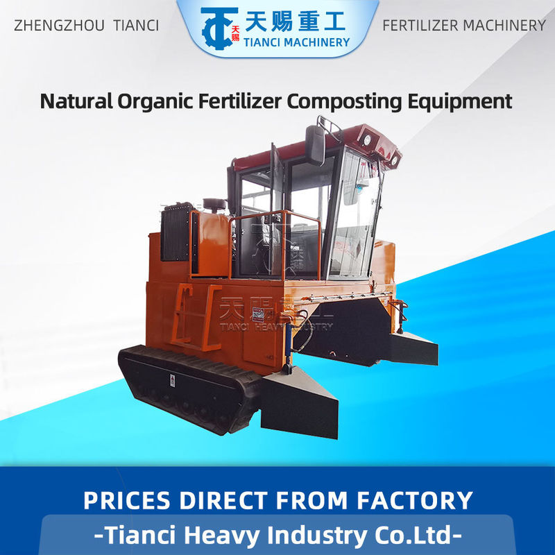 Natural Organic Fertilizer Composting Solutions: Groove Type Compost Turner,  Windrow Turner & Fermentation Tank_China
