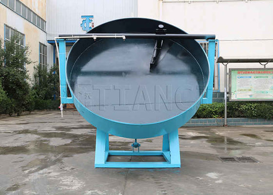 1-6T / h NPK phân bón máy hạt đĩa phân bón Granulator với tỷ lệ phân bón 95%