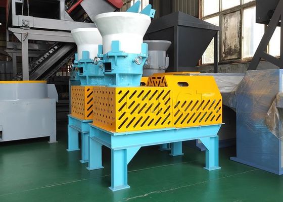 Chicken Manure Organic Compost phân bón Granulator Flat Film Pellet Machine