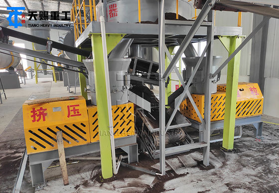 Dòng sản xuất hạt phân bón hữu cơ Sản xuất hạt phân bón bò
