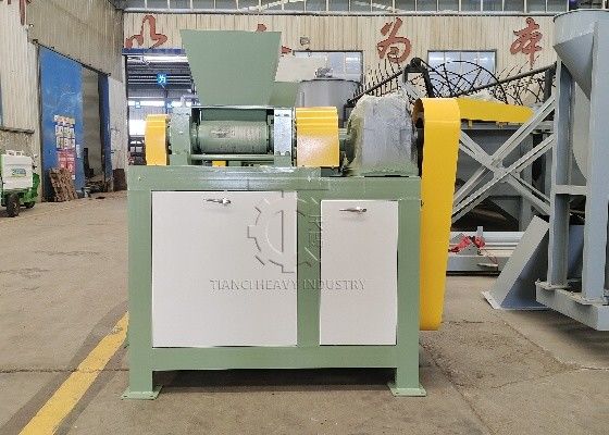 Chất phân bón gia súc granulator bột xăng bằng cuộn hai