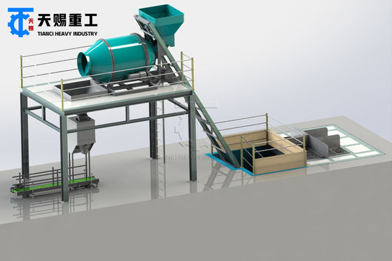 Dòng sản xuất bột trộn phân bón hỗn hợp BB Dòng sản xuất hạt phân bón